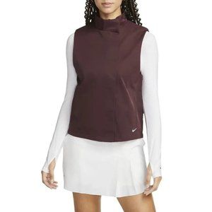 Nike Women's Repel Golf Vest Size S Burgundy DO6814 652
